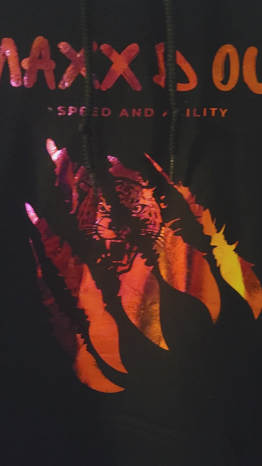 Adult Cheetah Holographic Hoodie